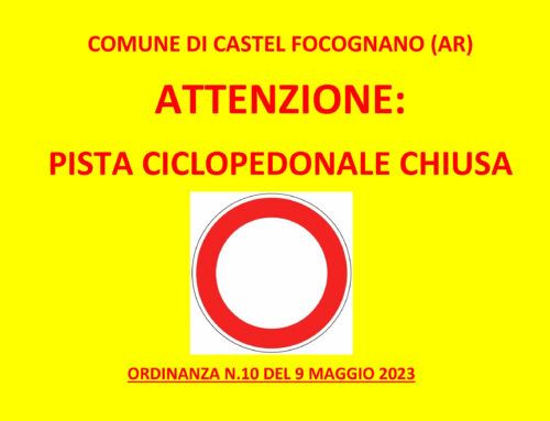 ORDINANZA DI CHIUSURA DELLA CICLOPISTA
